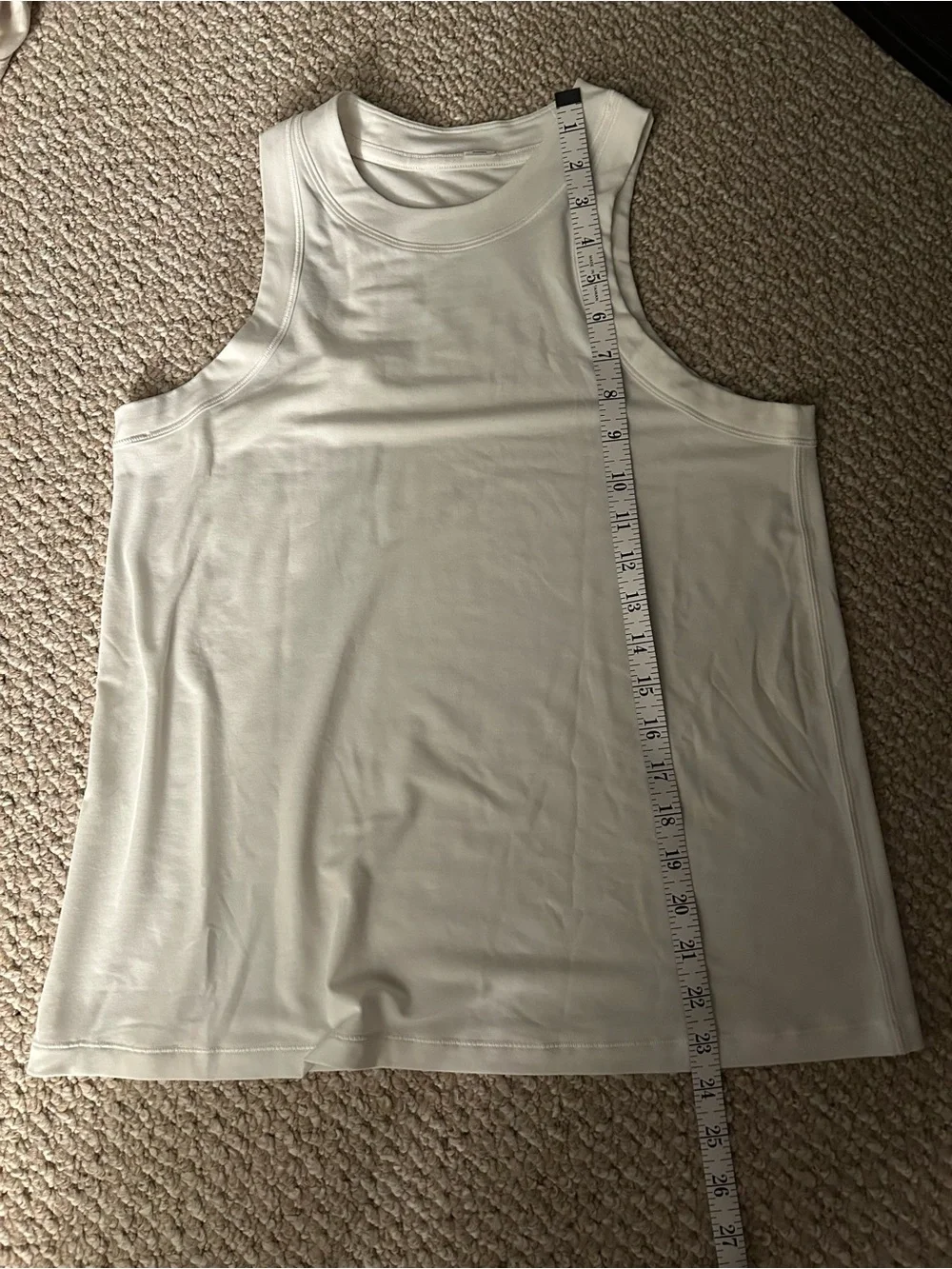 LULULEMON NWOT Jersey Training Tank Top - White, Sz 6